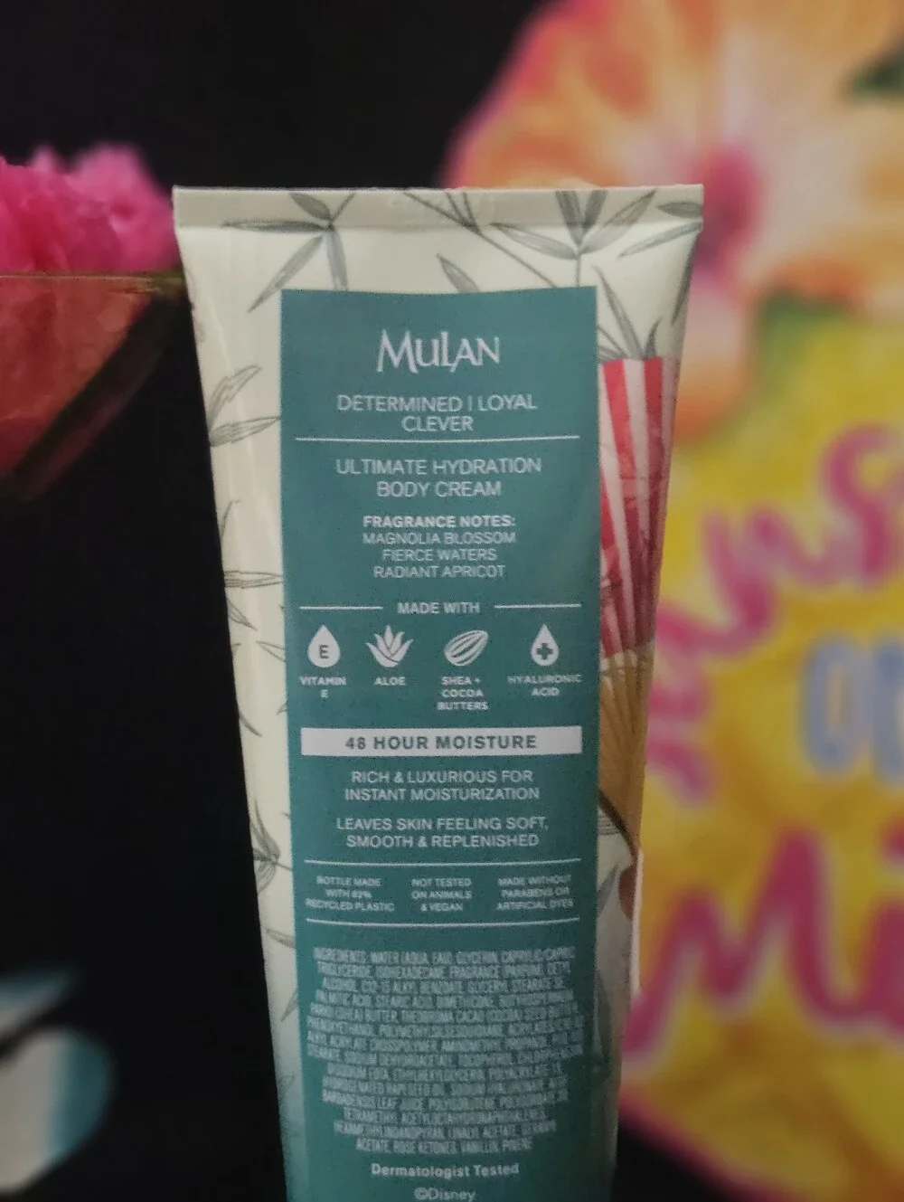 NWT Bath & Body Works Disney Princess Mulan Bodycare Set - Pink/Teal